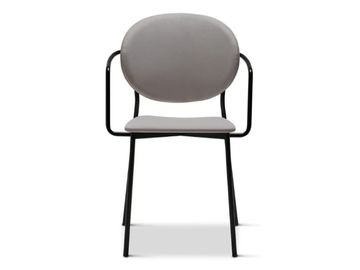 DAME METAL 367-M - Stackable steel chair with armrests by Origins 1971 - view 3